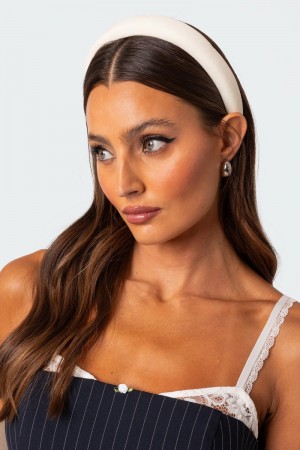 Edikted Blair Padded Headband Hair Accessories Black | USA TA439973I7