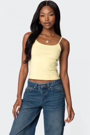 Edikted Deanna Tank Top Burgundy | USA LH229952W0