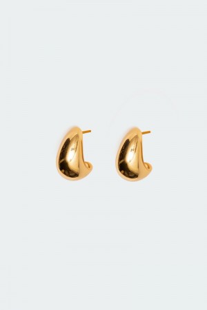 Edikted Goes With Everything Chunky Stud Earrings Gold | USA SV134183H8