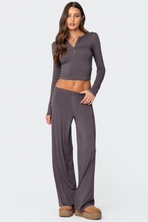 Edikted Kait Pants Gray | USA PC474827O2