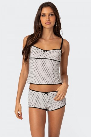 Edikted Kendall Tank Top Navy | USA OB303570C3