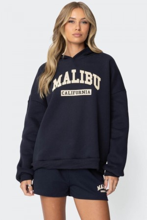 Edikted Malibu High Hoodie Cream | USA VV487938V8