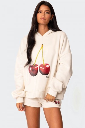 Edikted Mon Cheri Hoodie Blue | USA OV758075W9