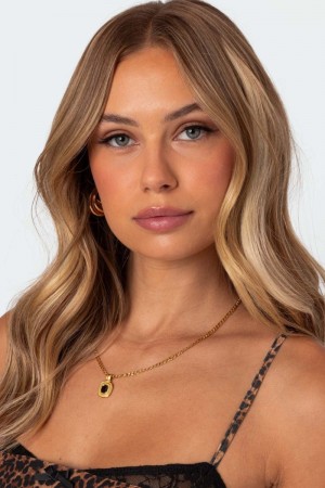 Edikted Old Times Pendant Necklaces Gold | USA PC428532U1