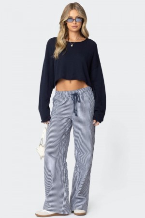 Edikted Seaside Striped Pants Mix | USA AY526172P3