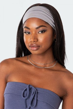 Edikted Take On The Day Headband Hair Accessories Black | USA VE019281O4