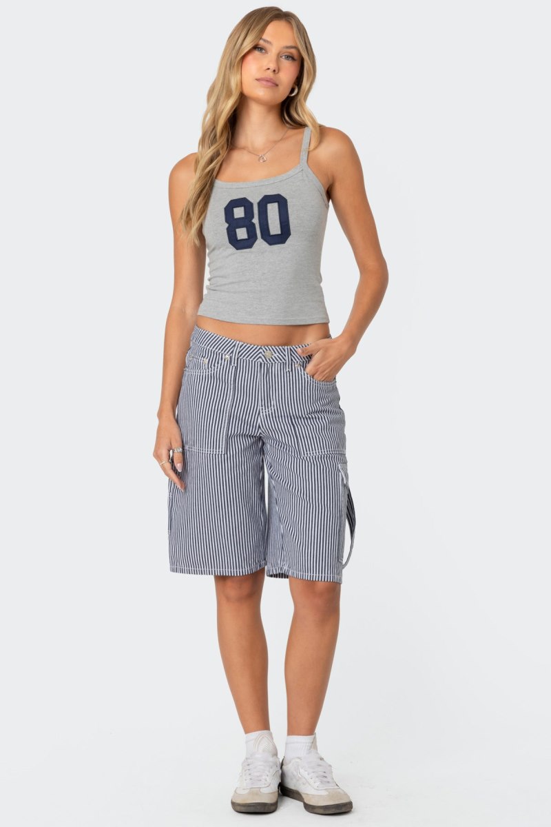 Edikted 80'S Babe Tank Graphic Tops Black | USA WZ981228O2