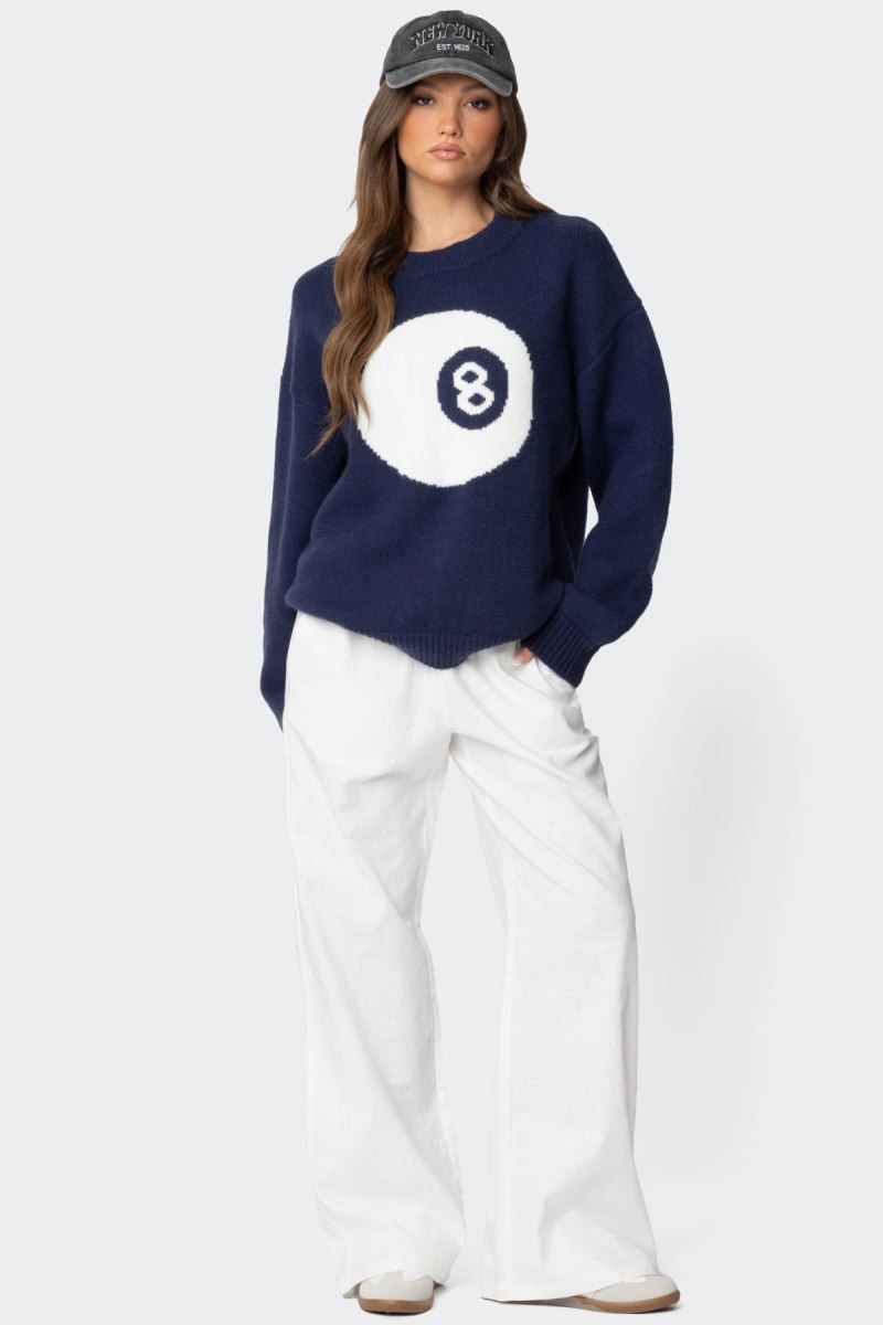 Edikted Alexa Linen Blend Pants White | USA FK236233N5