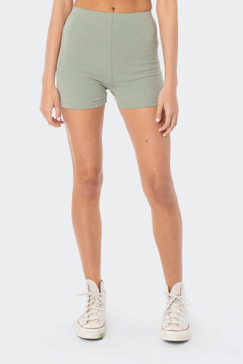 Edikted All You Need Shorts Green | USA AA893899P4