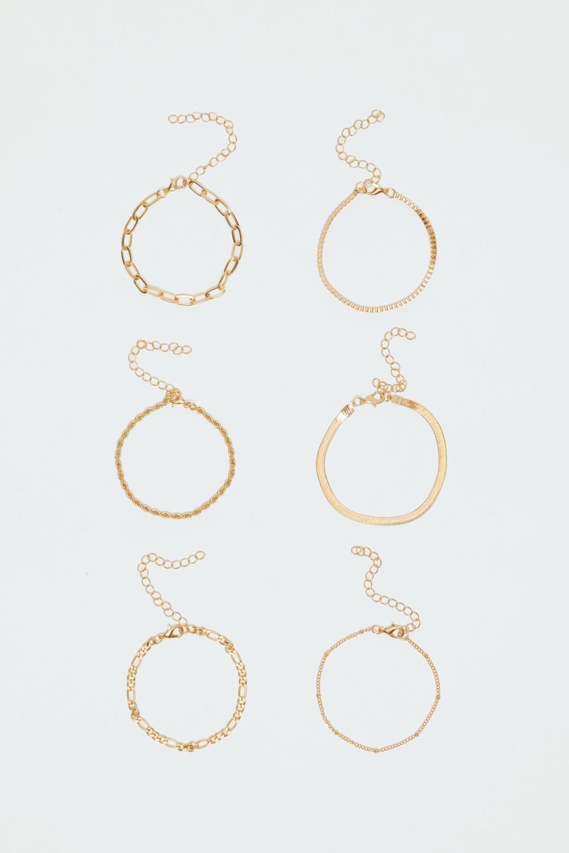 Edikted Assorted Pack Bracelets Gold | USA SO912941A4