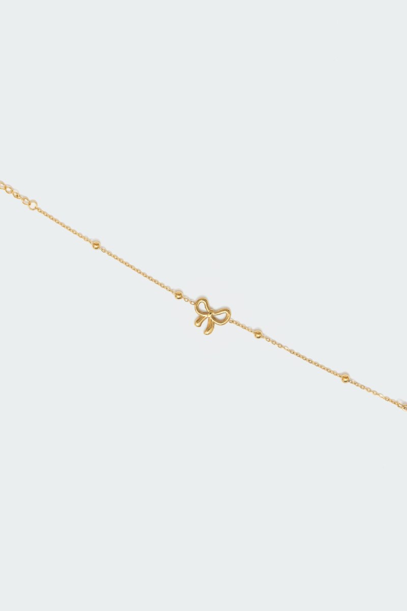 Edikted Baby Bow Bracelets Gold | USA KJ246424J8