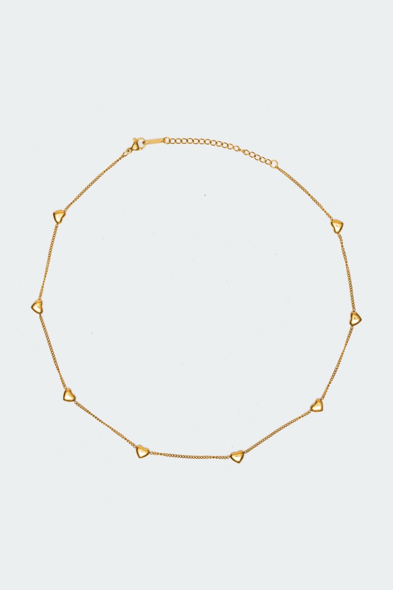Edikted Baby Hearts Necklaces Gold | USA BP638233O2