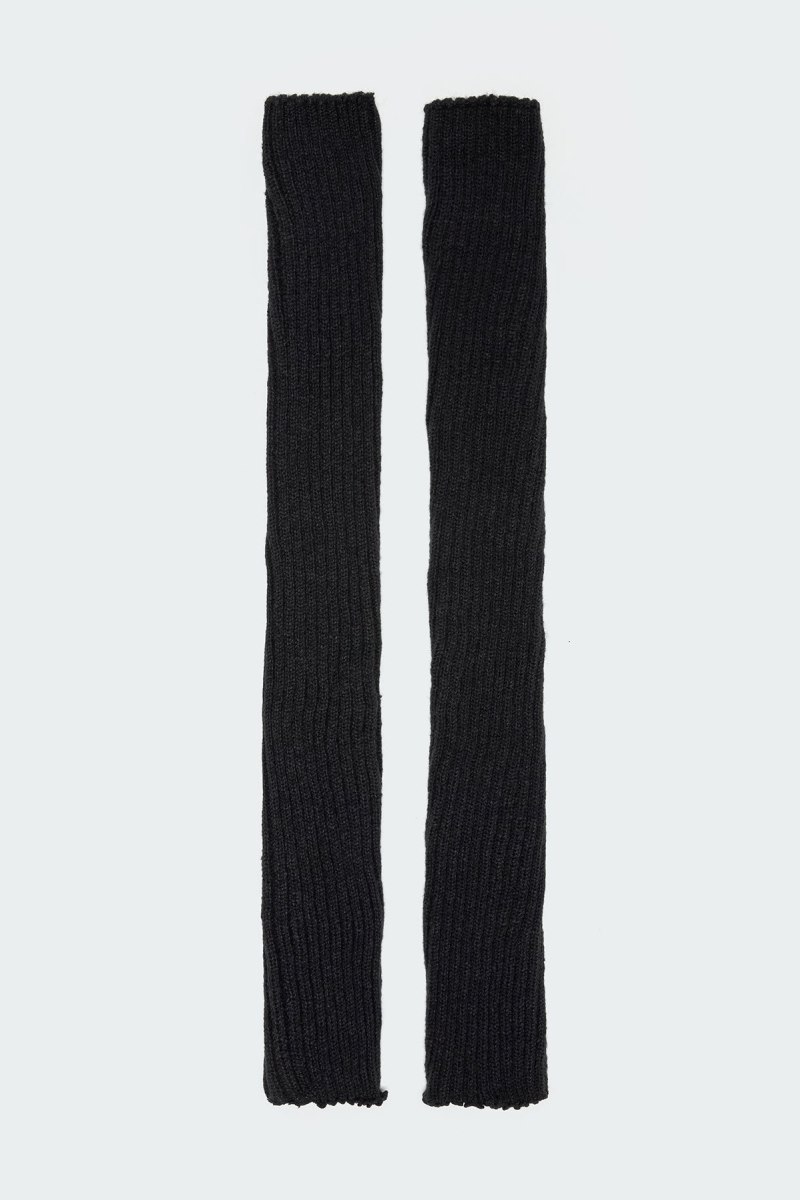 Edikted Baby It'S Cold Leg Warmers Socks Black | USA RT858955A9