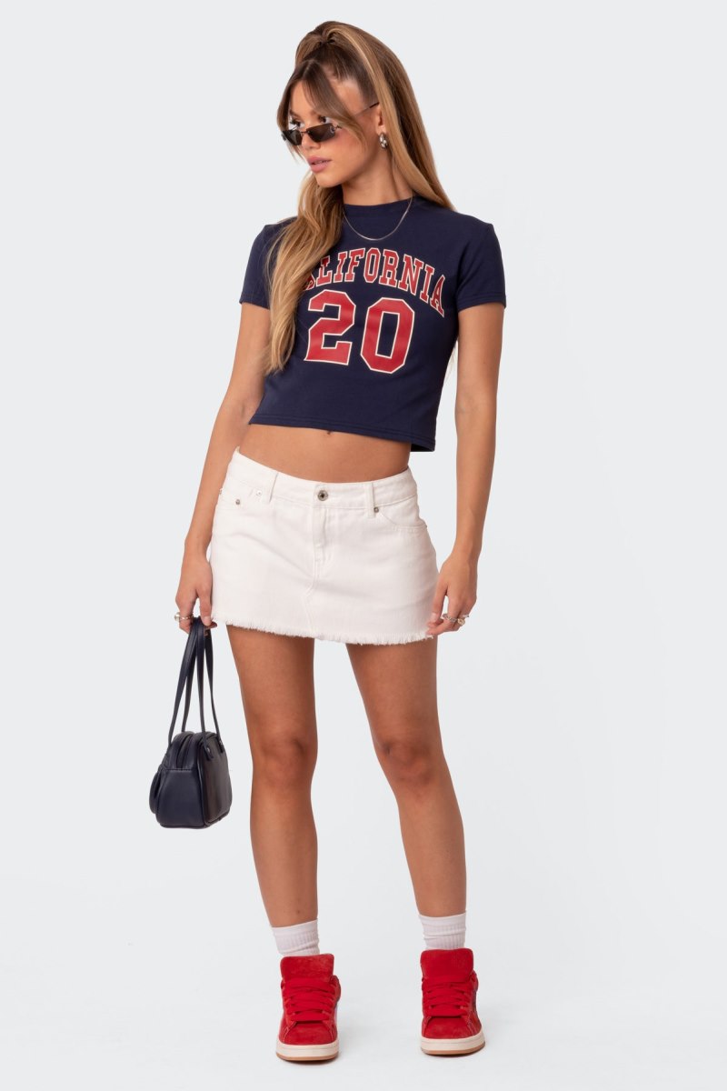 Edikted California T Shirt Graphic Tops Gray | USA II993869P3