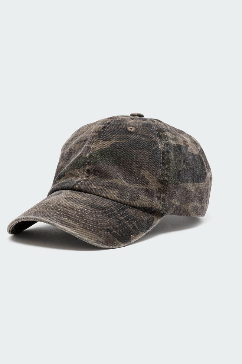 Edikted Camo Baseball Hats Olive | USA OK931993Q2