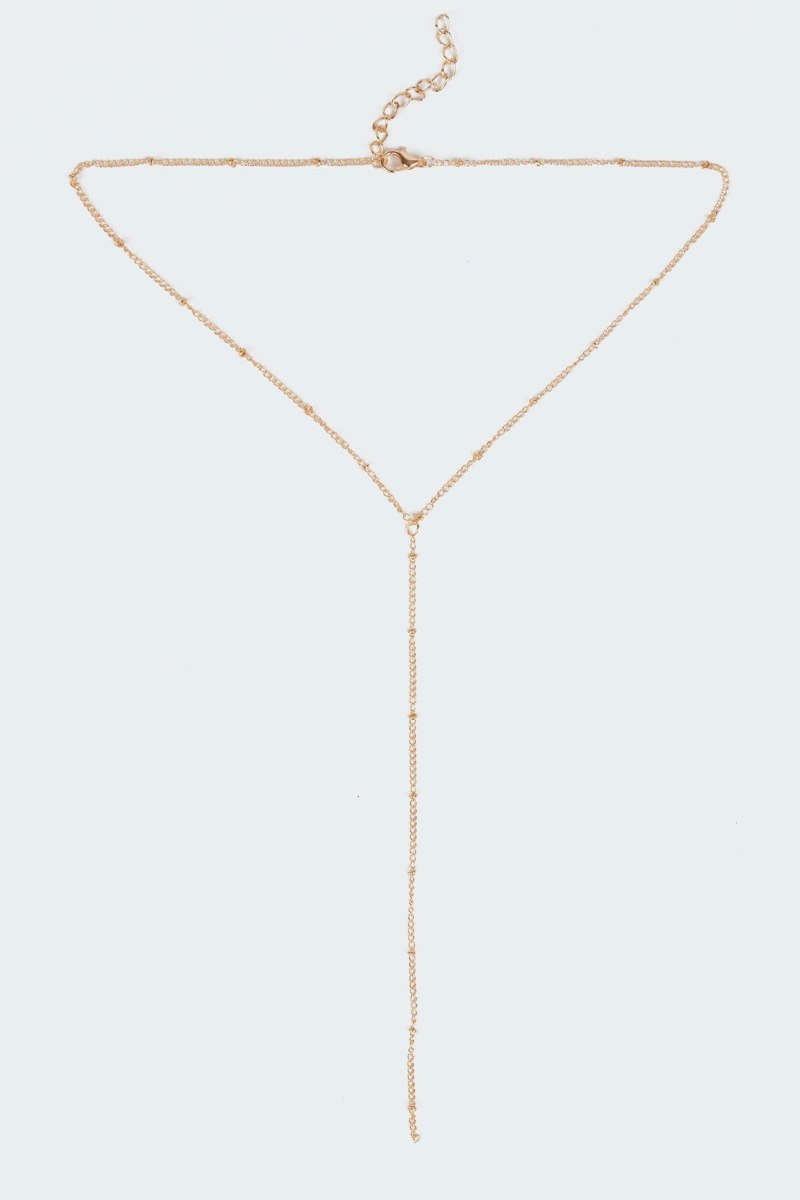 Edikted Cascading Drop Chain Necklaces Gold | USA KC215331I3
