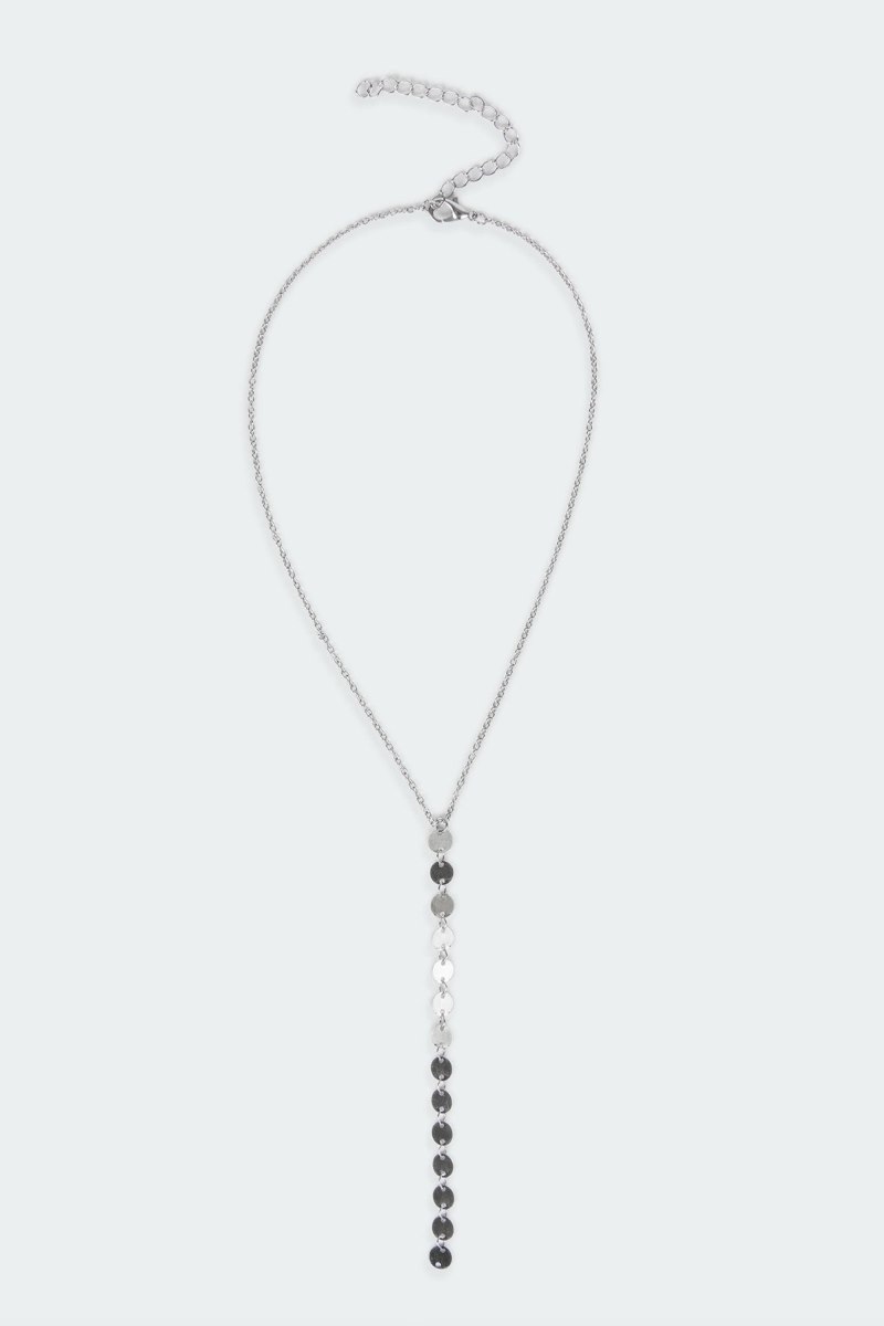 Edikted Cascading Sequin Necklaces Gold | USA FU682768F0