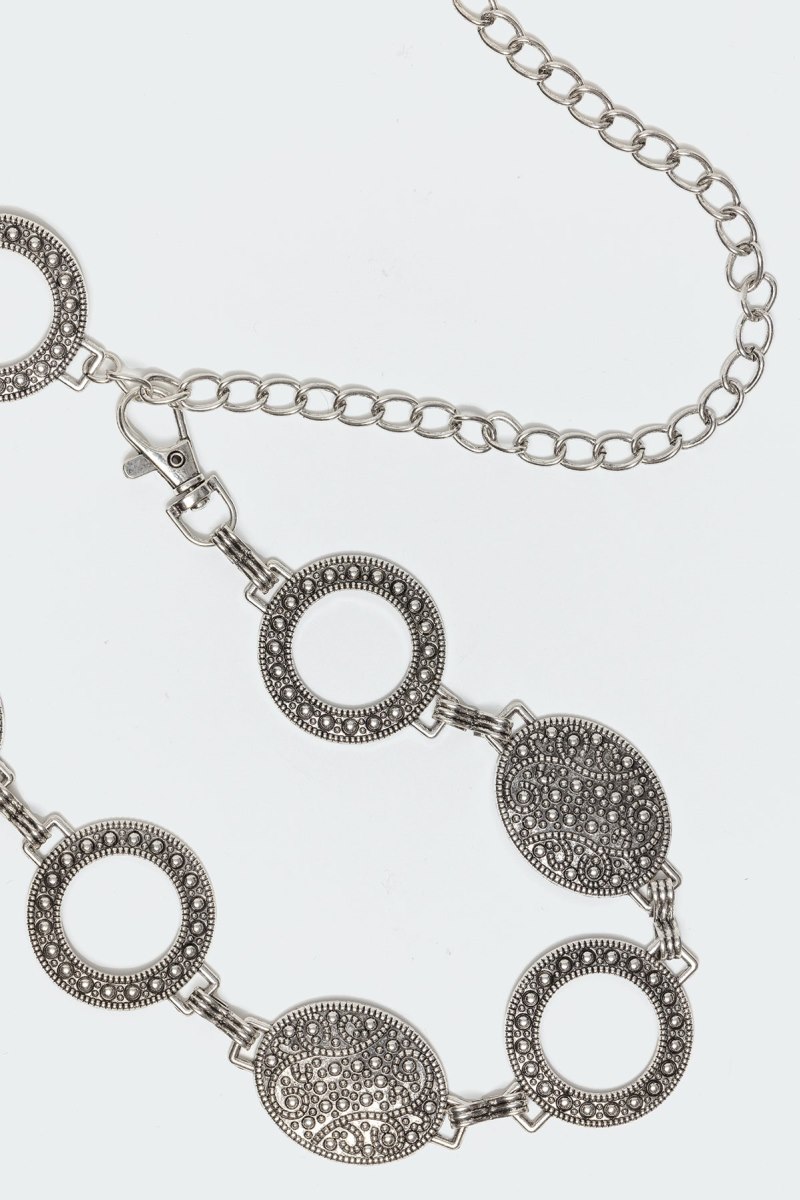 Edikted Circular Chain Belts Gold | USA AA944644Y0