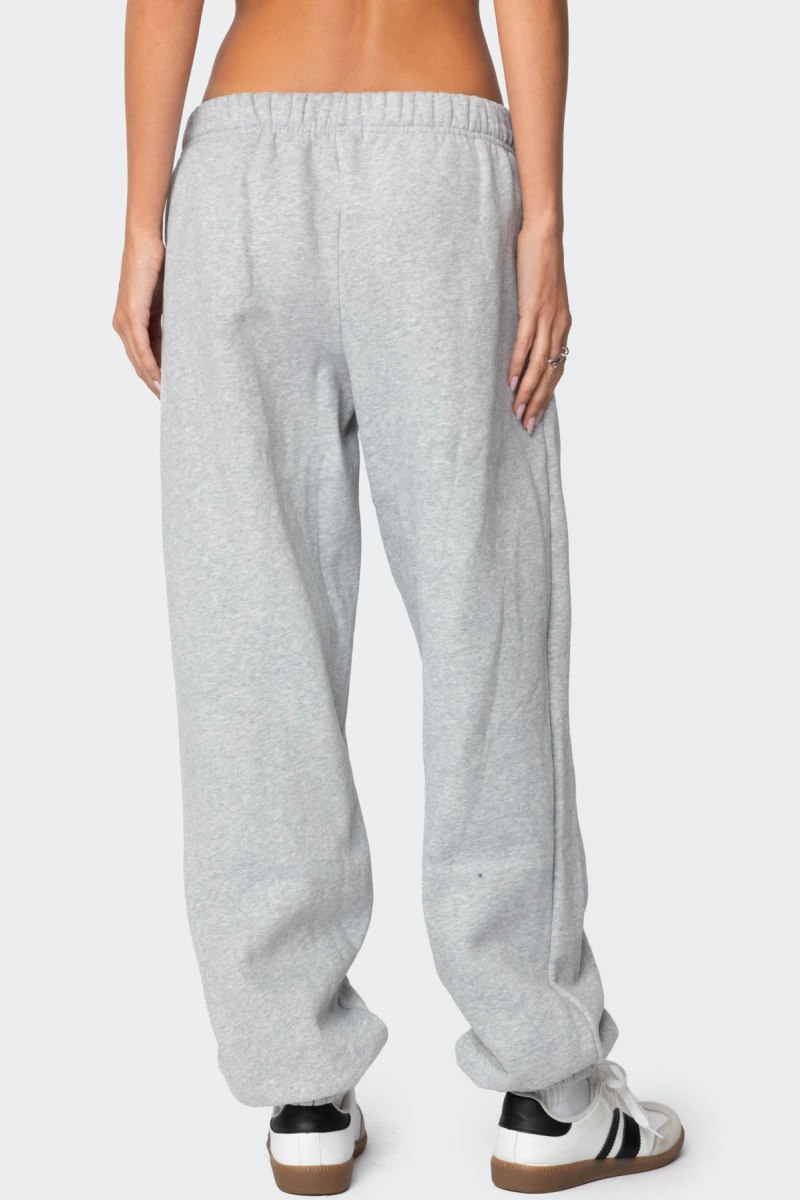 Edikted Clark Oversized Sweatpants Brown | USA YD161186E2