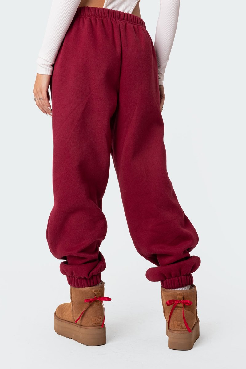 Edikted Clark Oversized Sweatpants Brown | USA WE385398T9