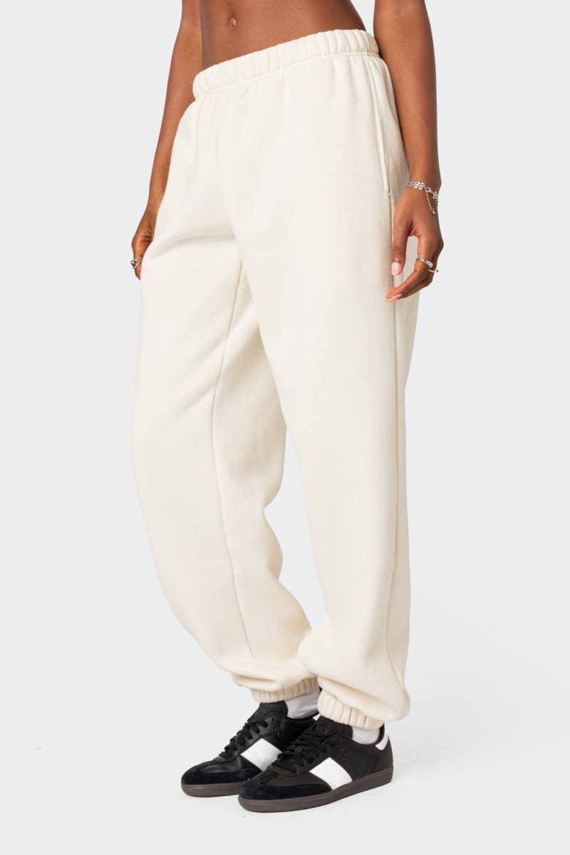 Edikted Clark Oversized Sweatpants Brown | USA AX511601P3