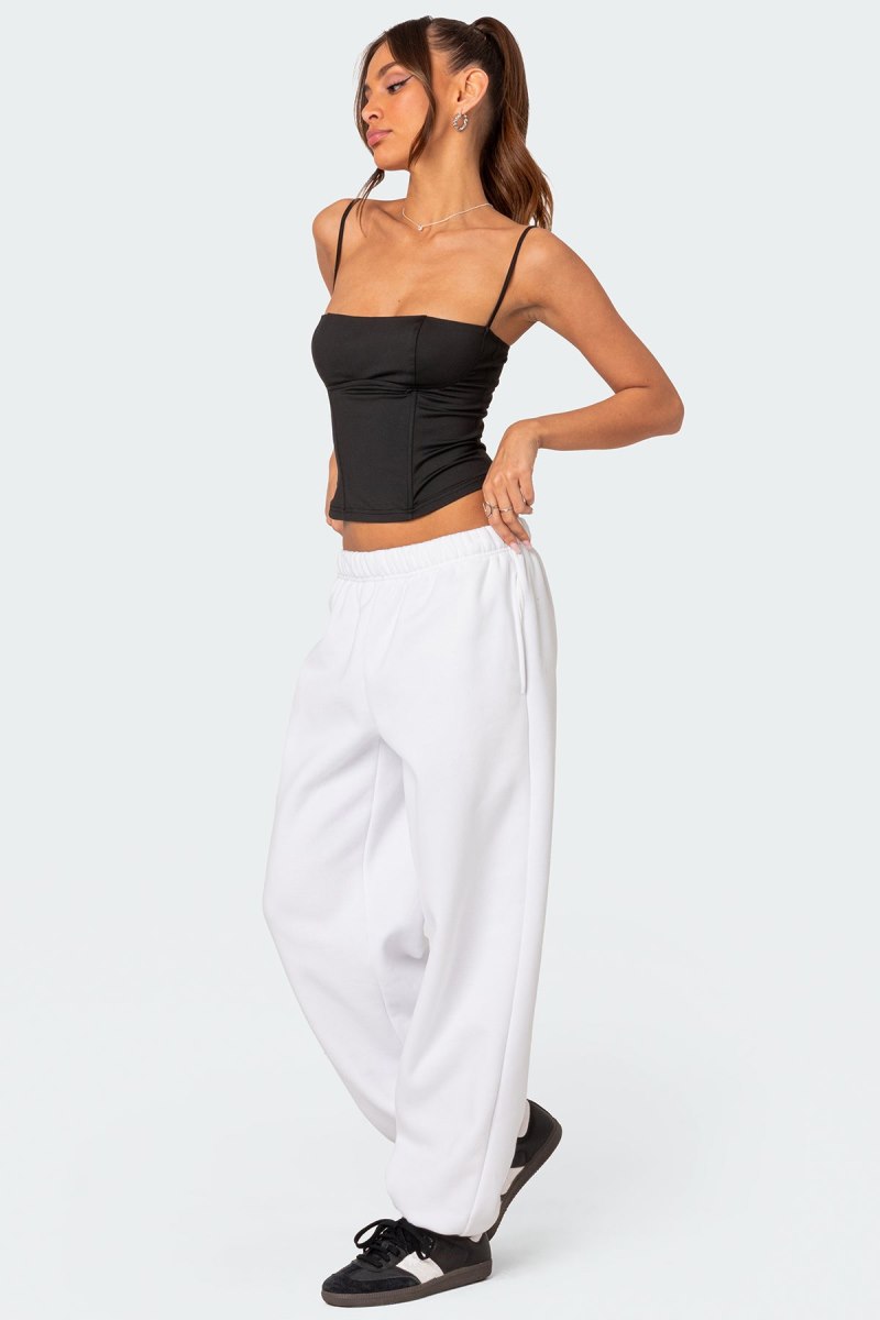 Edikted Clark Oversized Sweatpants Brown | USA YL997939Q2