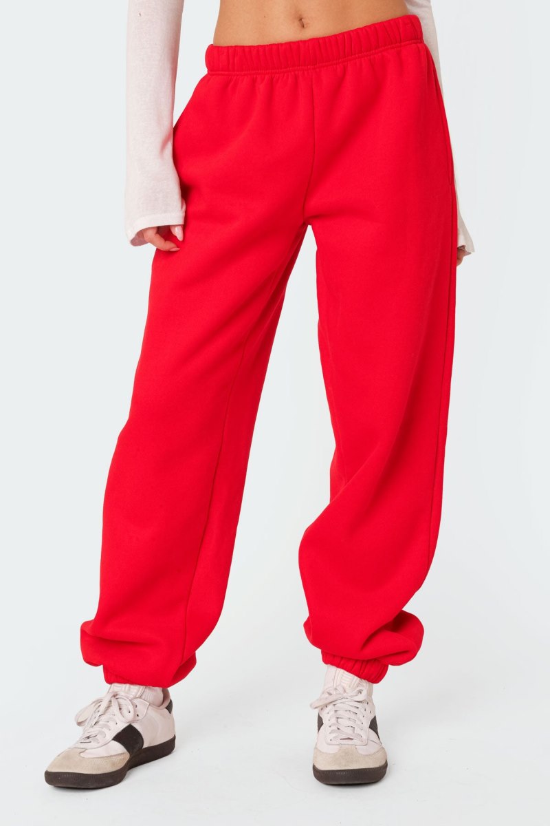 Edikted Clark Oversized Sweatpants Brown | USA WJ607470J0