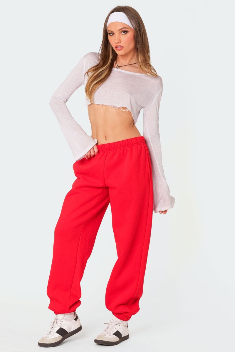 Edikted Clark Oversized Sweatpants Brown | USA WJ607470J0