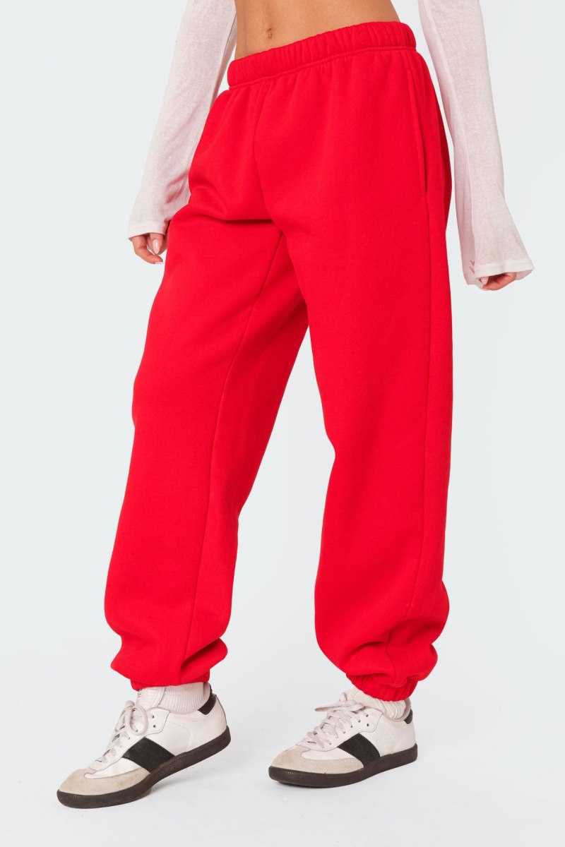 Edikted Clark Oversized Sweatpants Brown | USA WJ607470J0