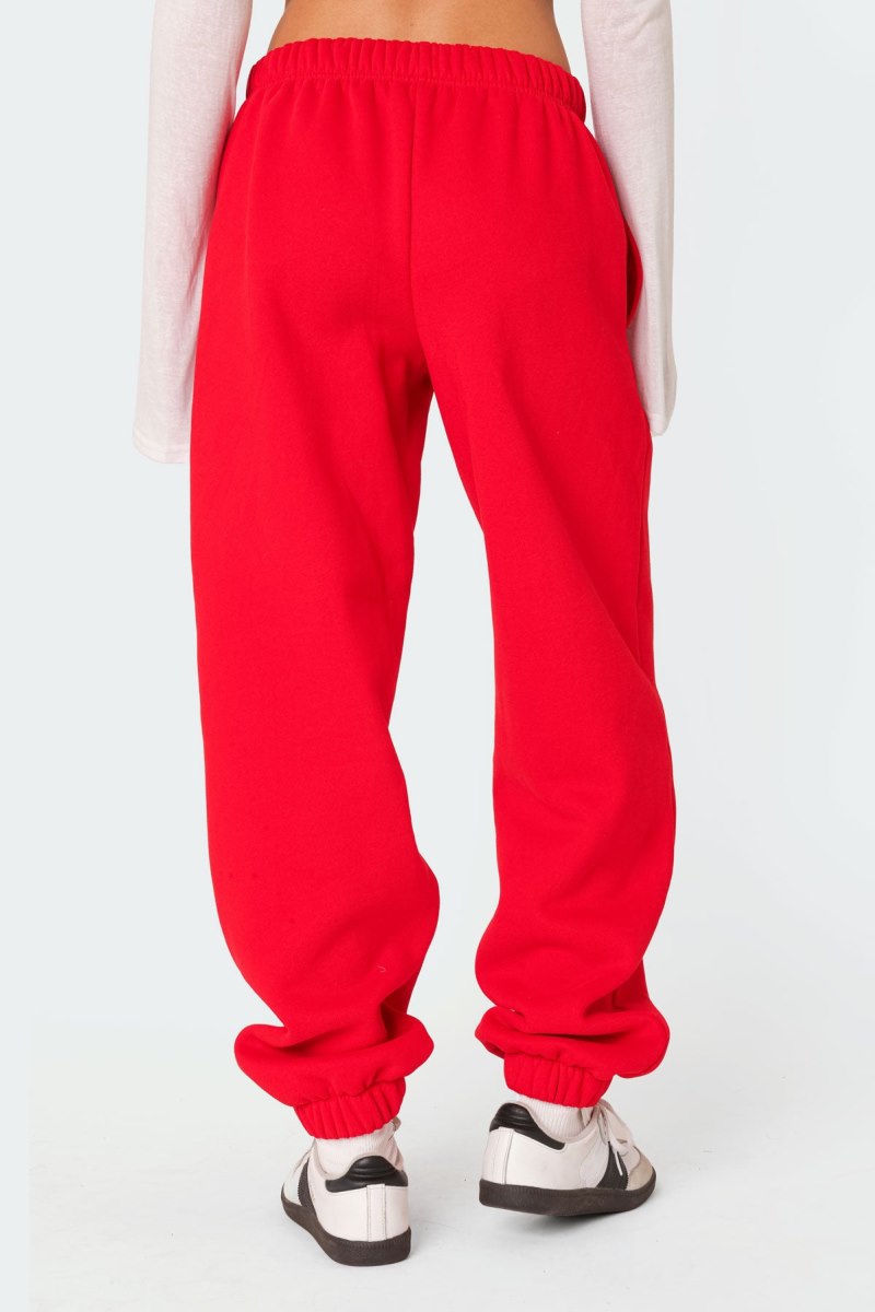 Edikted Clark Oversized Sweatpants Brown | USA WJ607470J0