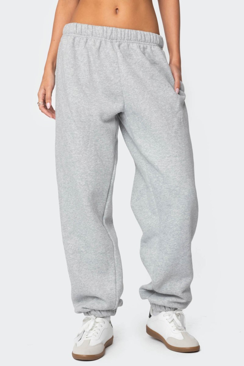 Edikted Clark Oversized Sweatpants Pants Brown | USA BG557185M1