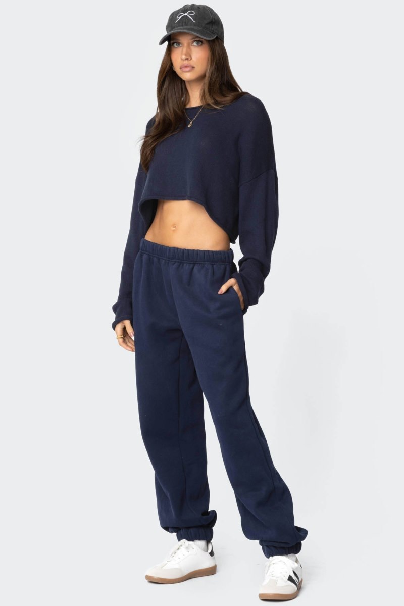 Edikted Clark Oversized Sweatpants Pants Brown | USA WM204930A7
