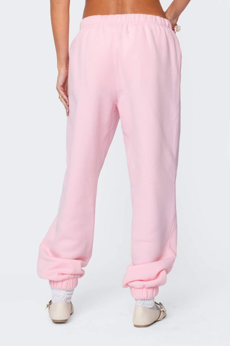 Edikted Clark Oversized Sweatpants Pants Brown | USA VR174797U4