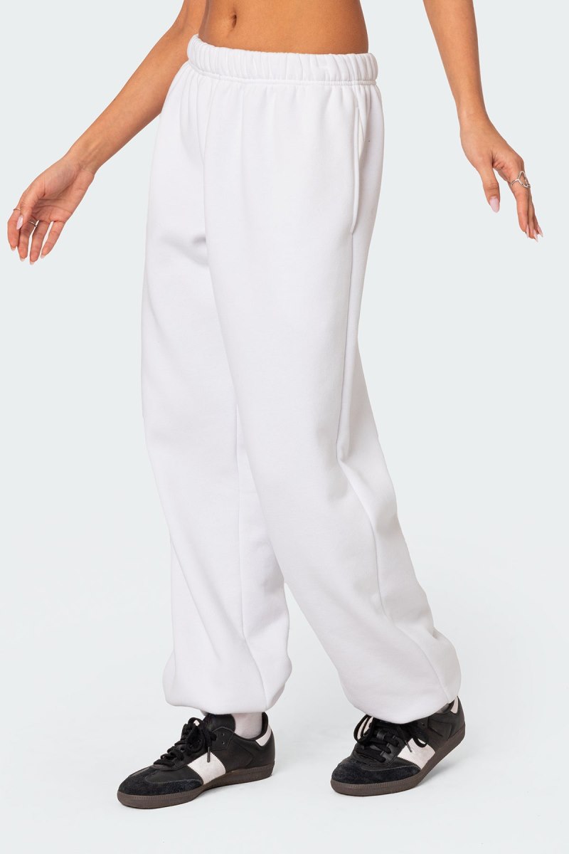 Edikted Clark Oversized Sweatpants Pants Brown | USA UG872777M7