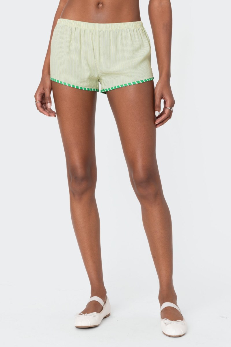 Edikted Contrast Stripe Boxer Shorts Mix | USA WN837703S3