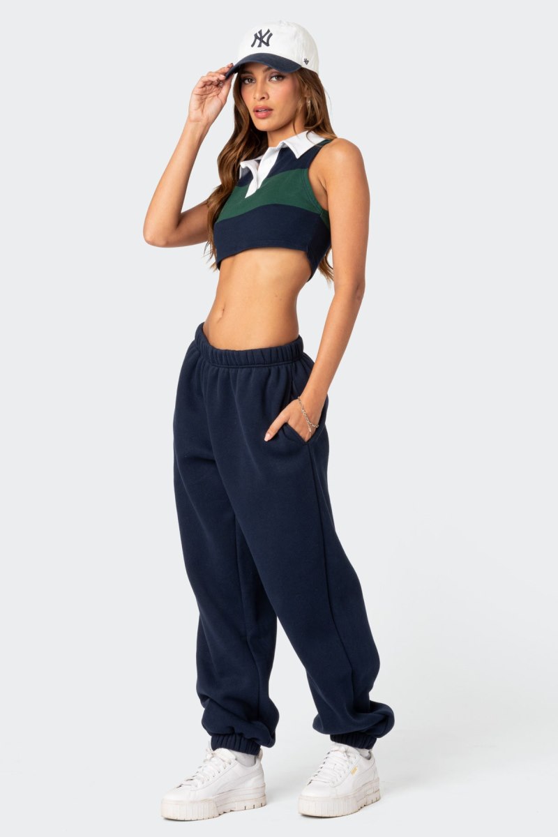 Edikted Country Club Collared Crop Tops Mix | USA AS615021C6