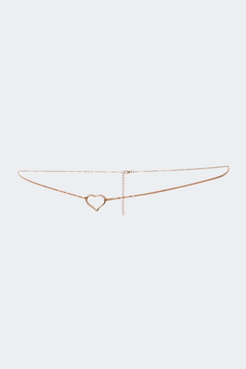 Edikted Dainty Heart Belly Chains Gold | USA BP878267B1