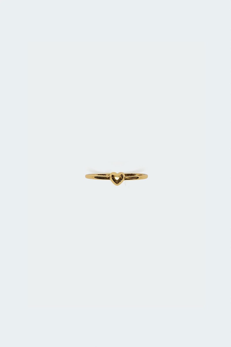 Edikted Dainty Heart Rings Gold | USA UX525852Q7