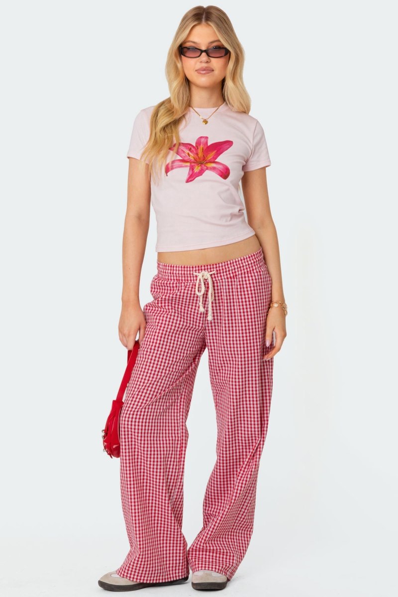 Edikted Daylily T Shirts Light Pink | USA WH616461G7