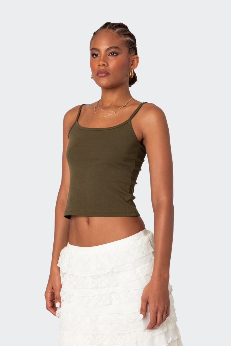 Edikted Deanna Tank Top Burgundy | USA IB145284J2