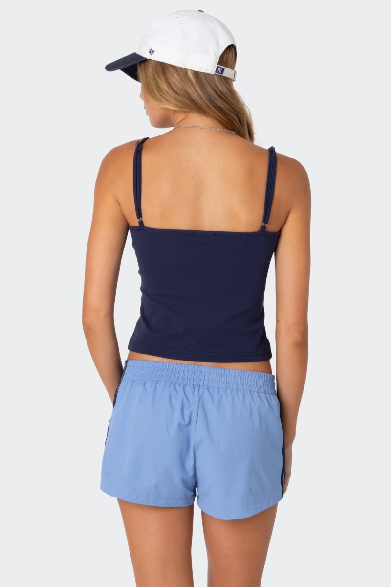 Edikted Deanna Tank Top Burgundy | USA PB738243A4