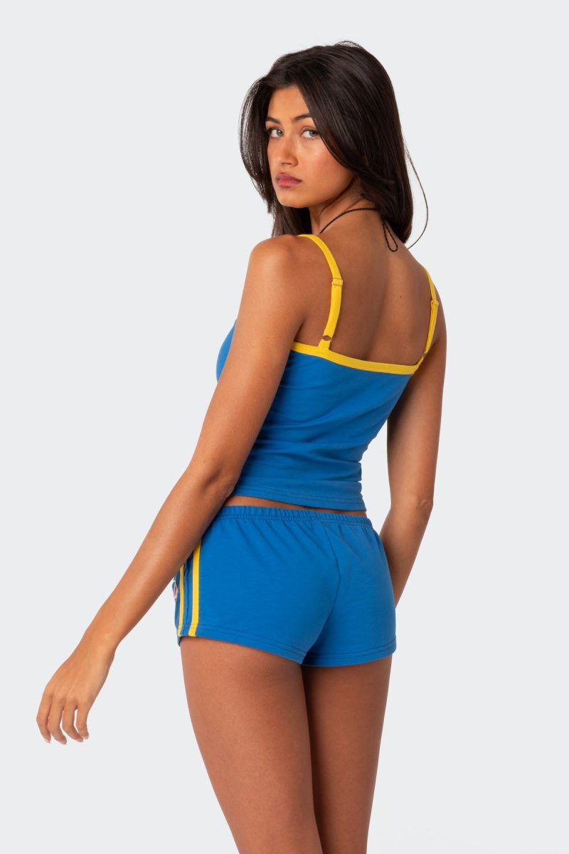 Edikted England Tank Top Blue | USA XM824642P3