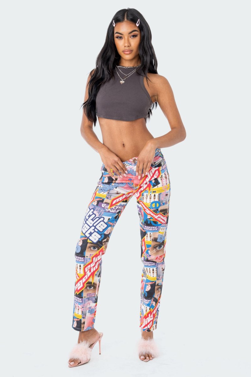 Edikted Everyday Ribbed Crop Tops Gray | USA JY099789W0