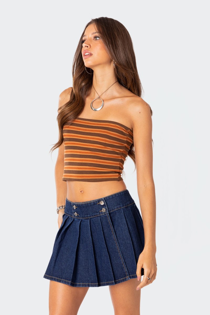 Edikted Fia Tube Strapless Tops Mix | USA TI601610R8