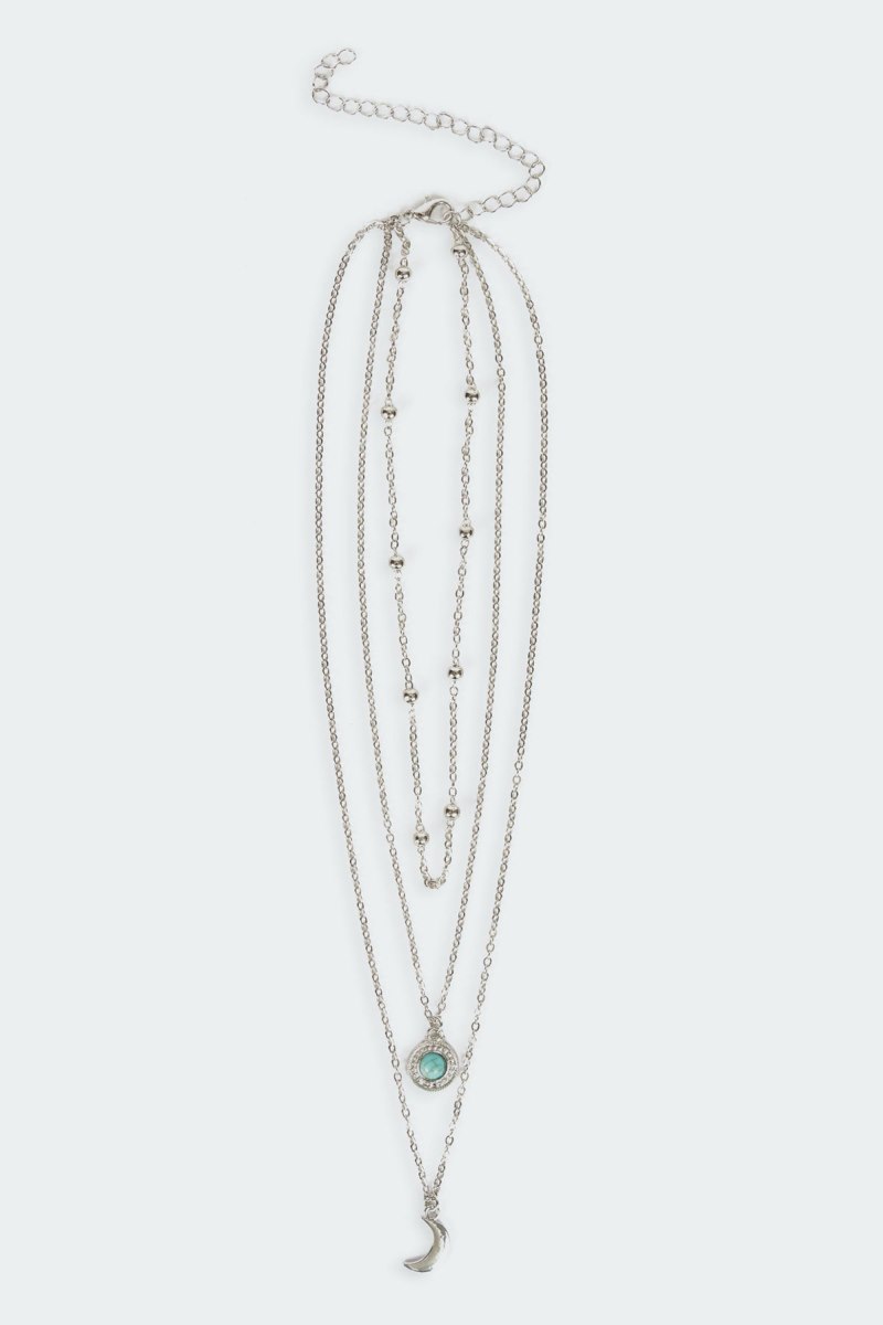 Edikted Galaxy Layered Necklaces Gold | USA ZP363416J2