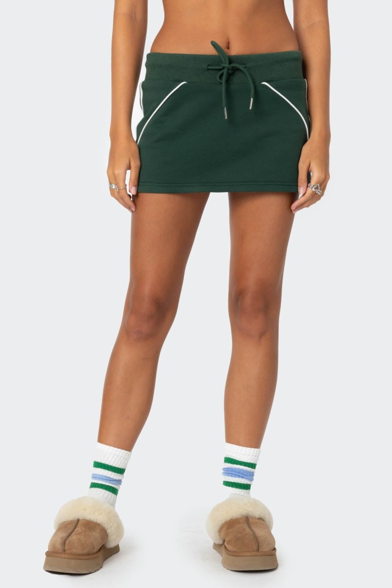 Edikted Gayil Mini Skorts Green | USA ZS804260D7