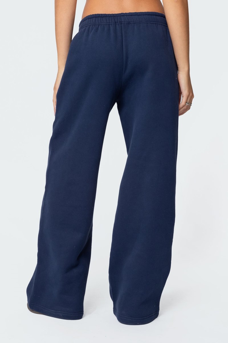Edikted Get Edikted Sweatpants Navy | USA MQ779087J1