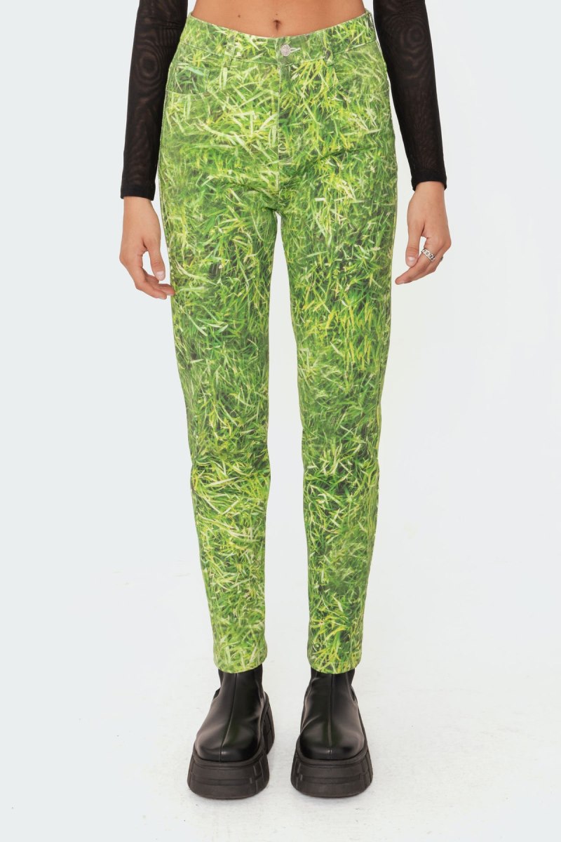 Edikted Grass Jeans Green | USA TB566056L5