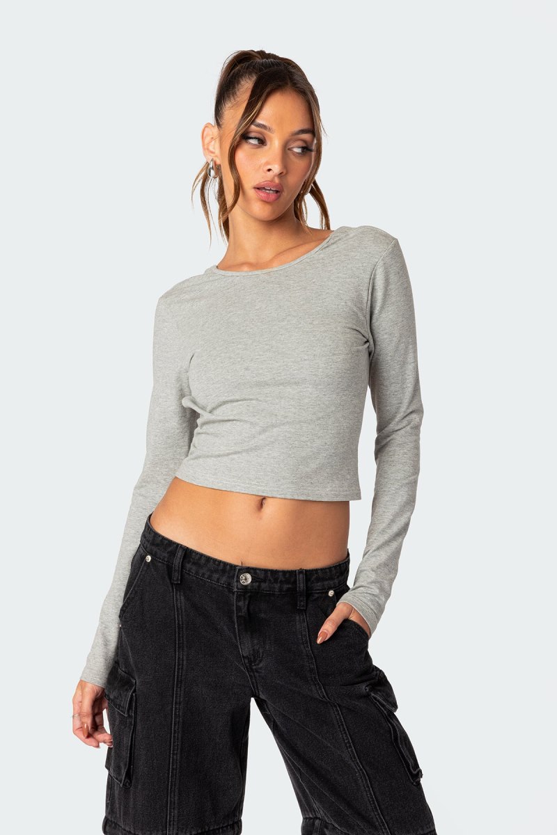 Edikted Haven Open Back T Shirts Black | USA IN532423D3