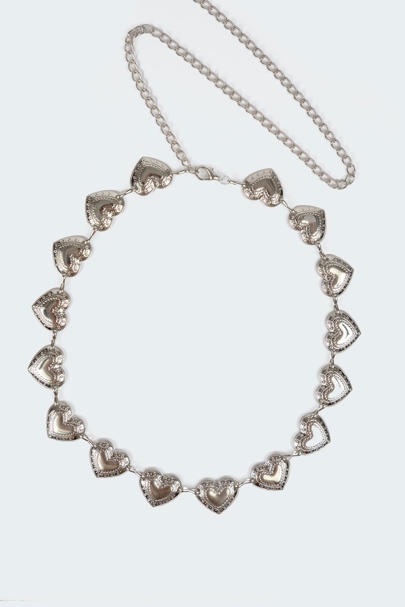 Edikted Heartless Pendant Belts Gold | USA OW695809E5